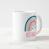 Bester Mimi je Rainbow Jumbo-Tasse (Vorderseite Rechts)