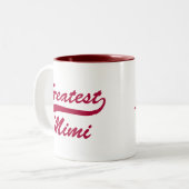 Bester Mimi Zweifarbige Tasse (Vorderseite Links)