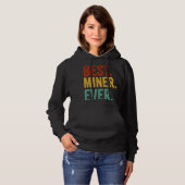 Bester Miner je Data Mining Engineer Miner Hoodie (Vorne ganz)