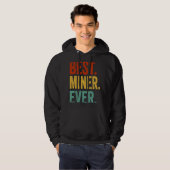 Bester Miner je Data Mining Engineer Miner Hoodie (Vorne ganz)