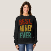 Bester Miner je Data Mining Engineer Miner Sweatshirt (Vorne ganz)