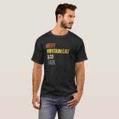 Bester Minskin-Katzendaddy des Mannes   Katze T-Shirt (Vorne ganz)