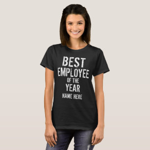 BESTER MITARBEITER DES JAHRES PERSONALISIERTES T-S T-Shirt