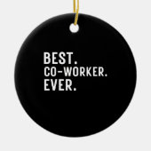 Bester Mitarbeiter je niedliche Mitarbeiter Keramik Ornament (Vorne)