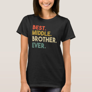 Bester mittlerer Bruder aller Zeiten  Bro Vintage T-Shirt