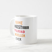 Bester Modellrechner (Name ändern) Kaffeetasse (Vorderseite Links)