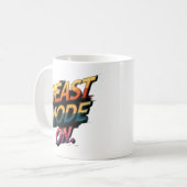 "Bester Modus bei Motivierend Tasse" Kaffeetasse (Vorderseite Links)