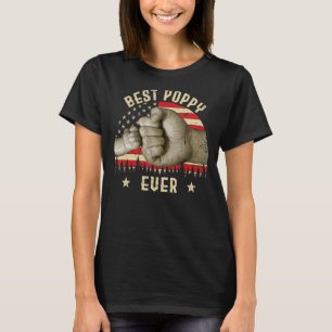 Bester Mohn Aller Männer Vintage Amerikanische Fla T-Shirt