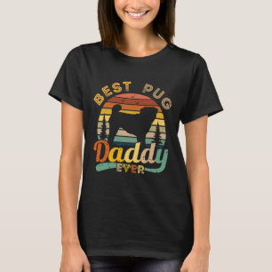 Bester Mops Daddy je Retro Vintager klassischer T  T-Shirt