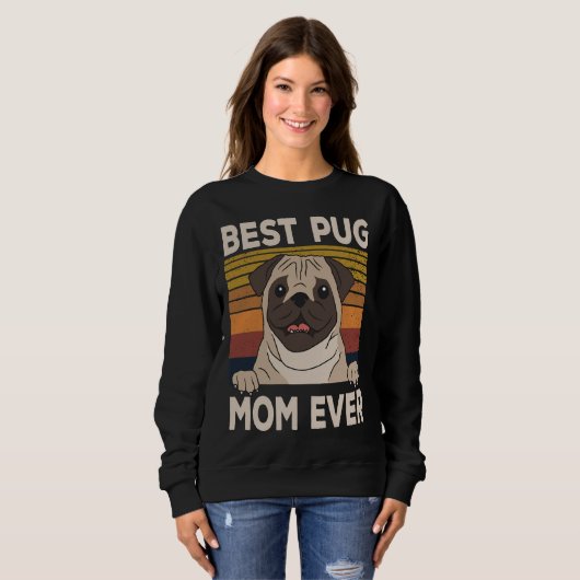 Bester Mops Mama Classic T - Shirt 466 (Vorne ganz)