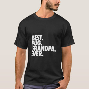 Bester Mops Opa Ever - Hund Mops Papa Geschenk T-Shirt