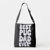 Bester Mops Papa Tote Tasche (Rückseite)