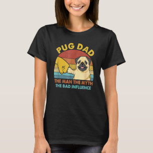 Bester Mops Vater Der Mensch Der Mythos Der schlec T-Shirt