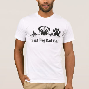 Bester Mops Vater Ever T - Shirt - Funny Mops Love