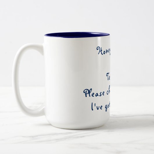 BESTER MORGENSTART FÜR LIEBER MUG ZWEIFARBIGE TASSE (Links)