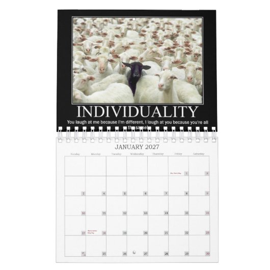 Bester Motivierend Kalender 2020 (Jan 2027)