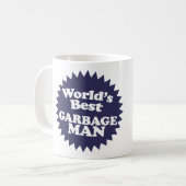 Bester Müllmann der Welt Kaffeetasse (Vorderseite Links)