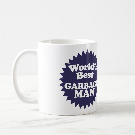 Bester Müllmann der Welt Kaffeetasse (Links)