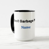 Bester Müllmann Name Becher Tasse (Vorderseite Links)