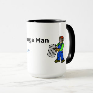 Bester Müllmannen-Name Tasse