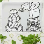 Bester Mum Cake Maker Dekorieren von Riesenkuchen Geschirrtuch (Gefaltet)