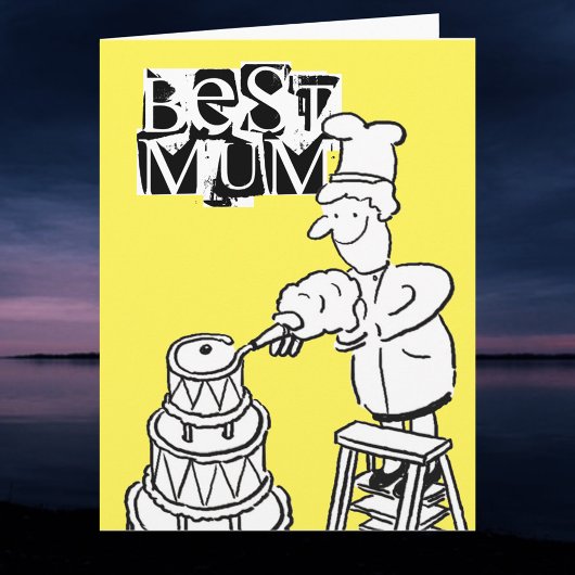 Bester Mum Cake Maker Dekorieren von Riesenkuchen Karte