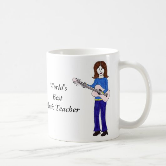 Bester Musiklehrer der Welt Kaffeetasse (Rechts)