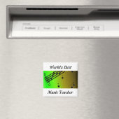 Bester Musiklehrer der Welt Magnet (In Situ (Geschirrspüler))