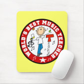 Bester Musiklehrer der Welt Mousepad (Mit Mouse)