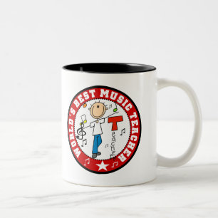 Bester Musiklehrer der Welt Zweifarbige Tasse