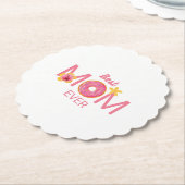 Bester-Mutter-aller-Zeiten-Donut-Blumen Untersetzer (angewinkelt)
