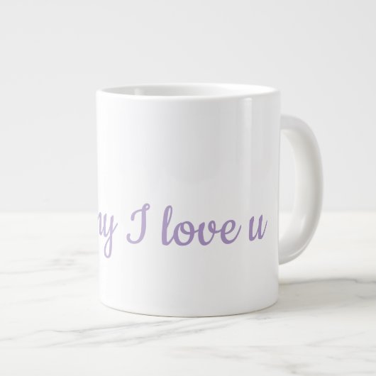 Bester Muttertag-Geschenk Jumbo-Tasse (Vorderseite Rechts)