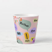 Bester Muttertag Geschenktasse Milchtasse (Vorderseite)