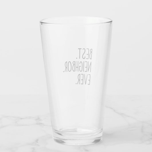 bester Nachbar je Glas (Rückseite)