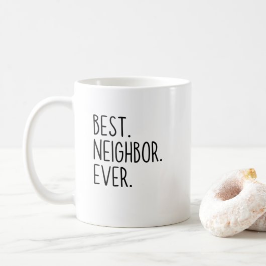 bester Nachbar je Kaffeetasse (Mit Donut)