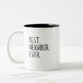 bester Nachbar je Zweifarbige Tasse (Links)