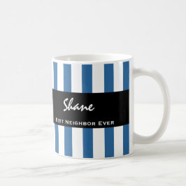 Bester NACHBAR überhaupt blaue Kaffeetasse