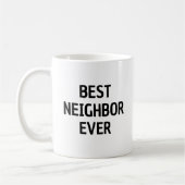 Bester Nachbar überhaupt Danke Tasse (Links)