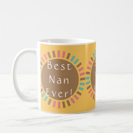 Bester Nan je Retro Kaffeetasse (Links)