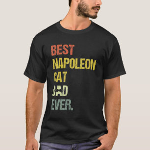 Bester Napoleon-Katzendaddy des Mannes Katze T-Shirt