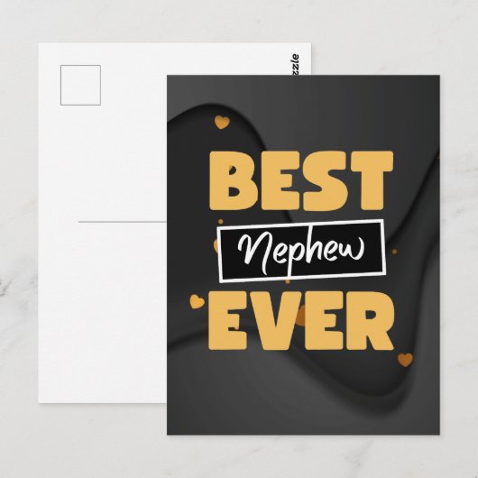Bester Neffe aller Zeiten Postkarte (Vorne/Hinten)