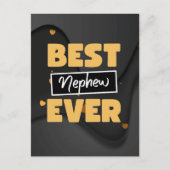 Bester Neffe aller Zeiten Postkarte (Vorderseite)
