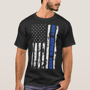 Bester Neffe überhaupt US Vintage-Flagge Patriotis T-Shirt