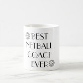 Bester Netball-Zug überhaupt Kaffeetasse (Mittel)
