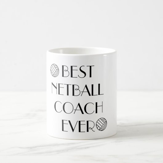 Bester Netball-Zug überhaupt Kaffeetasse (Mittel)