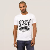 Bester neuer Dad 2016 T-Shirt (Vorne ganz)