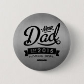 Bester neuer Vater 2015 Button (Vorderseite)