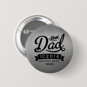 Bester neuer Vater 2015 Button (Vorne & Hinten)