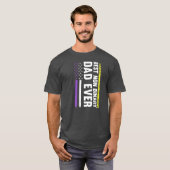 Bester nicht binärer Papa, der je ein nichtbinäres T-Shirt (Vorne ganz)