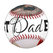 Bester Niedlicher Vater je. Happy Vathers Day Baseball (Rückseite)